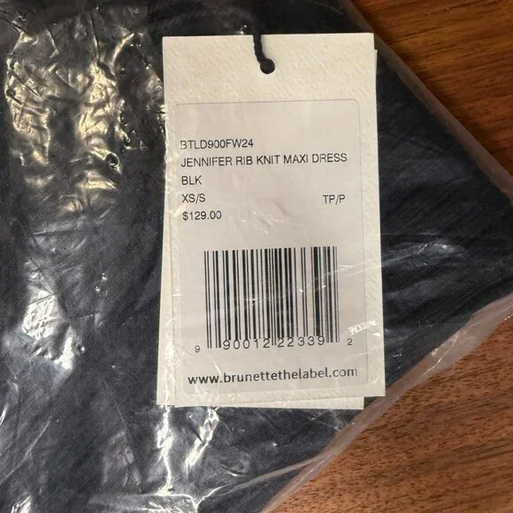 Brunette The Label Rib Knit Maxi Dress | NWT - Picture 6 of 6